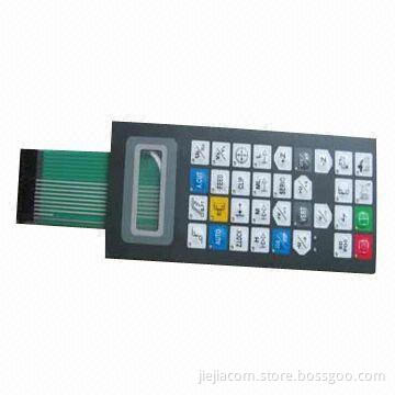 Membrane Switches, 0.188m Matte PVC/3M Adhesive Circular Film Panel/Touch Buttons Stickers for Sport